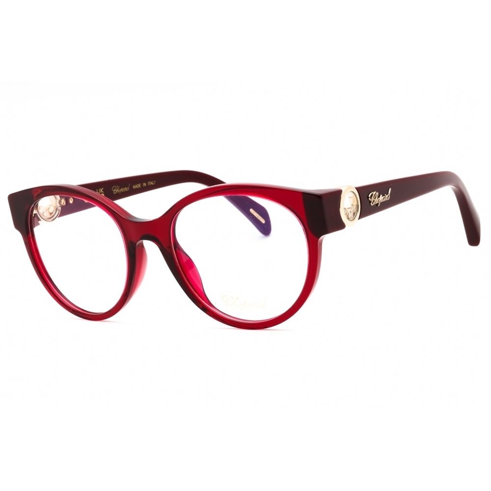 NWT Chopard VCH350S Red Round 53mm Eyeglasses